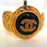 vintage 1990s chanel cuff bracelet