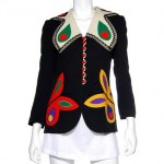 vintage 1990s moschino butterfly blazer