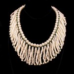 vintage alice caviness faux pearl necklace