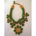 vintage chanel gripoix necklace