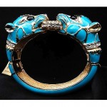 vintage ciner panther clamper bracelet