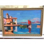 vintage doyly john oil painting