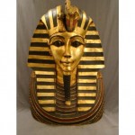 vintage early 20th century king tut wall bust z