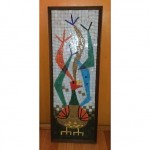 vintage evelyn ackerman mosaic wall art