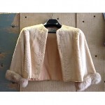 vintage fur trim jacket z