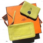 vintage hermes coin purse and wallet set