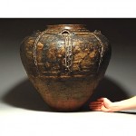 vintage huge medieval 1150 ad south asian wine vessel pot z
