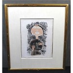 vintage jean dubuffet french lithograph print