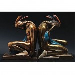 vintage marion bronze native american bookends