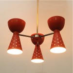 vintage mid-century lightcraft hanging lamp