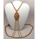 vintage necklace harness belt