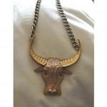 vintage razza massive ram necklace