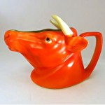 vintage royal bayreuth bulls head creamer