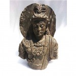 ancient gandharan buddha bust