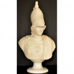 antique 1780s marble bust of athena