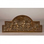 antique 19th century italian guido righetti bronze plaque