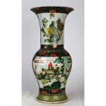 antique c. 1900s large chinese porcelain vase