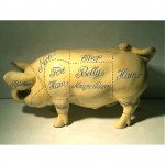 antique large ceramic piggy bank