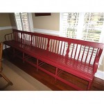 antique meeting house bench