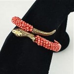 victorian coral snake bracelet