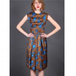 vinage 1960s silk dress z