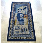 vintage 1920s chinese pictorial rug z