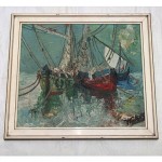 vintage 1930s oil painting