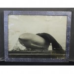 vintage 1931 margaret bourke-white goodyear zeppelin photograph