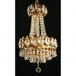 vintage 1950s french crystal chandelier z