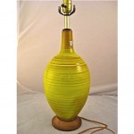 vintage 1950s haeger ceramic table lamp