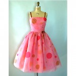 vintage 1950s party dress z