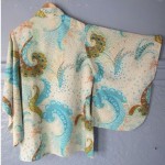 vintage 1970s christian dior kimono sleeve top