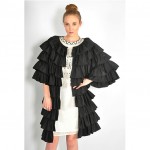 vintage 1980s oscar de la renta ruffle evening jacket z