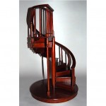 vintage architectural staircase model