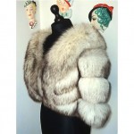 vintage arctic fox stole