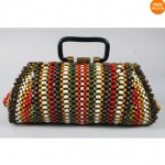 vintage bead handbag z