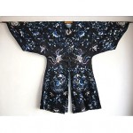 vintage chinese silk embroidered court robe z