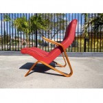 vintage eero saarinen grasshopper chair by knol