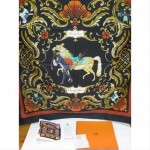 vintage hermes silk scarf with box