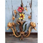 vintage italian tole chandelier