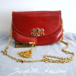 vintage judith leiber lizard jewel handbag