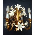 vintage lilies chandelier
