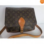 vintage louis vuitton monogram cartouchiere shoulder bag