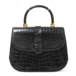 vintage lucille de paris crocodile handbag z