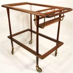 vintage mid-century italian tea cart z