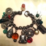 vintage napier chinoiserie charm bracelet