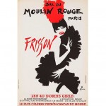 vintage original 1965 gruau moulin rouge poster