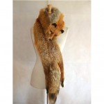 vintage red fox fur stole z