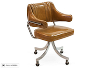 vintage rolling office chair