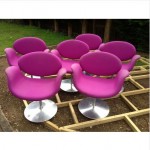 vintage set of pierre paulin for artifort tulip chairs